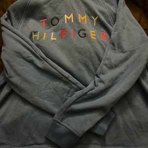 Blue Tommy Hilfiger hoodie